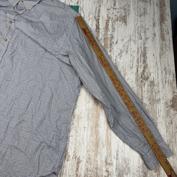 Polo Ralph Lauren Button‎ down Men's Sz 3XLT Plaid Long Sleeve Dress Shirt Dad - Picture 8 of 9